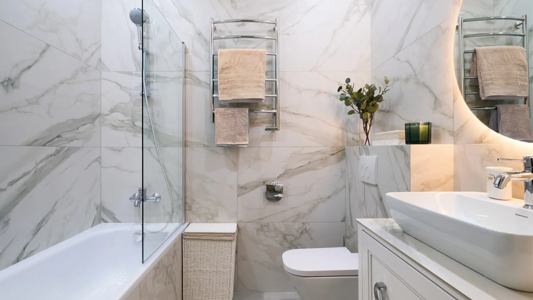 Современная ванная комната от Jaquar Laguna и Florentine Современная ванная комната от Jaquar Laguna и Florentine