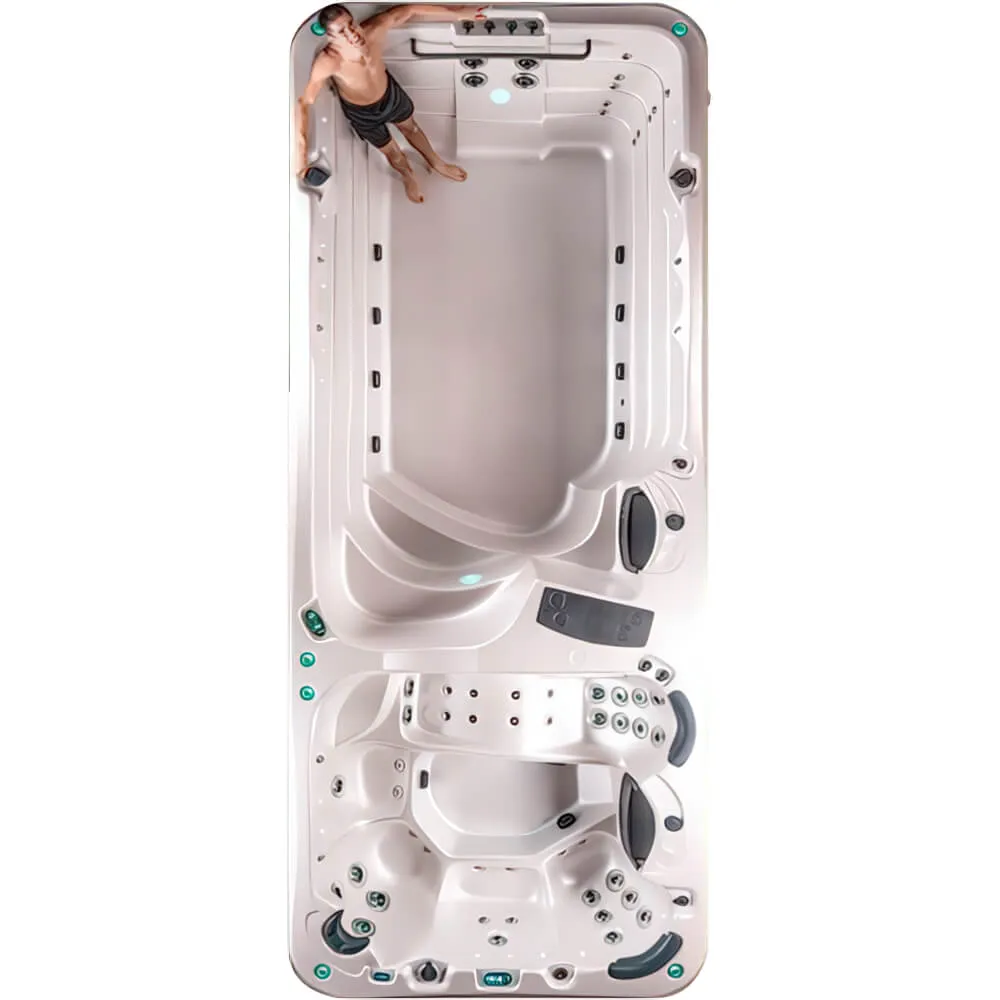 СПА бассейн для плавания и сидения (5 мест) Hydrozone WSP-WHT-SPA5S590VX 5930 x 2300 x 1300мм СПА бассейн для плавания и сидения (5 мест) Hydrozone WSP-WHT-SPA5S590VX 5930 x 2300 x 1300мм