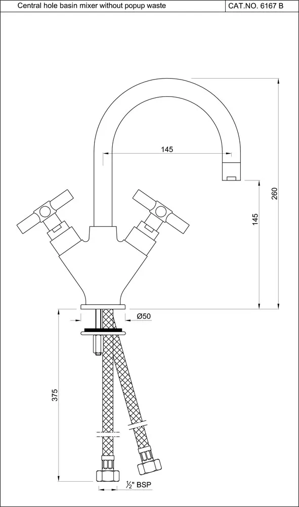 Смеситель для раковины Jaquar Solo SOL-CHR-6167B Хром