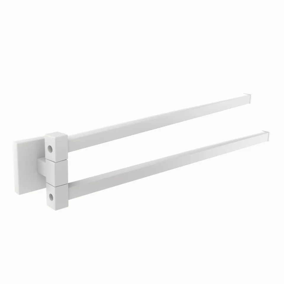 Вешалка для полотенца Jaquar Kubix Prime AKP-WHM-35715PS Белый матовый Вешалка для полотенца Jaquar Kubix Prime AKP-WHM-35715PS Белый матовый