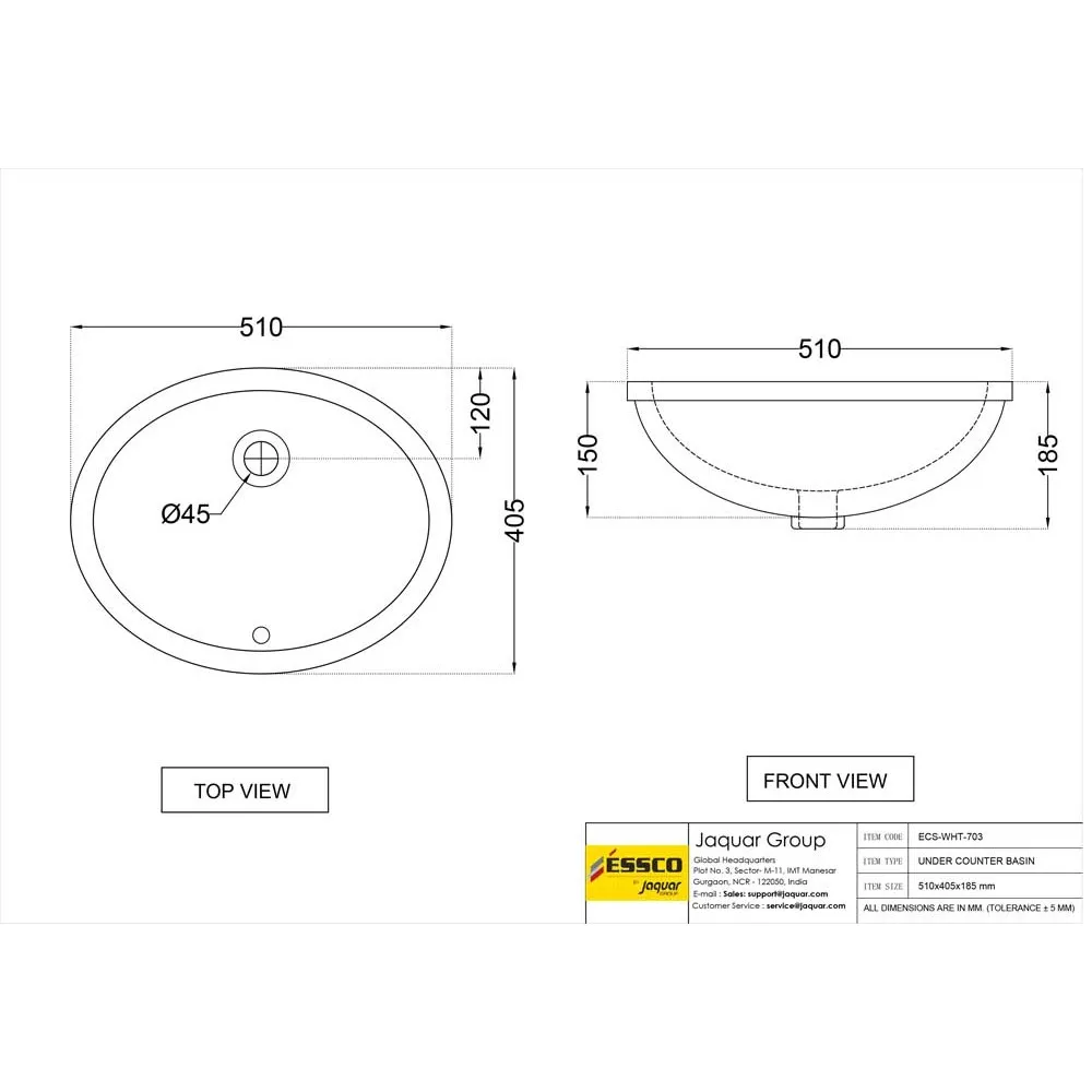 Раковина Essco Elements ECS-WHT-703 Белая Раковина Essco Elements ECS-WHT-703 Белая