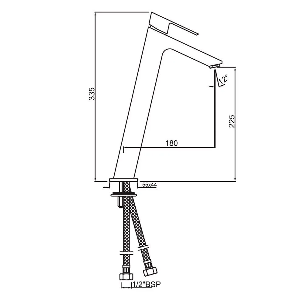 Смеситель для раковины Jaquar Lyric LYR-CHR-38005B Хром