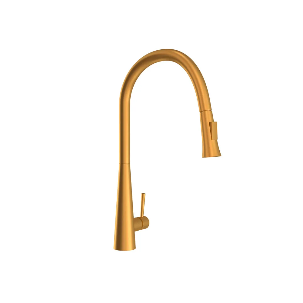 Смеситель для кухни Artize Flo2 AKF-GMP-77155B Матовое золото PVD