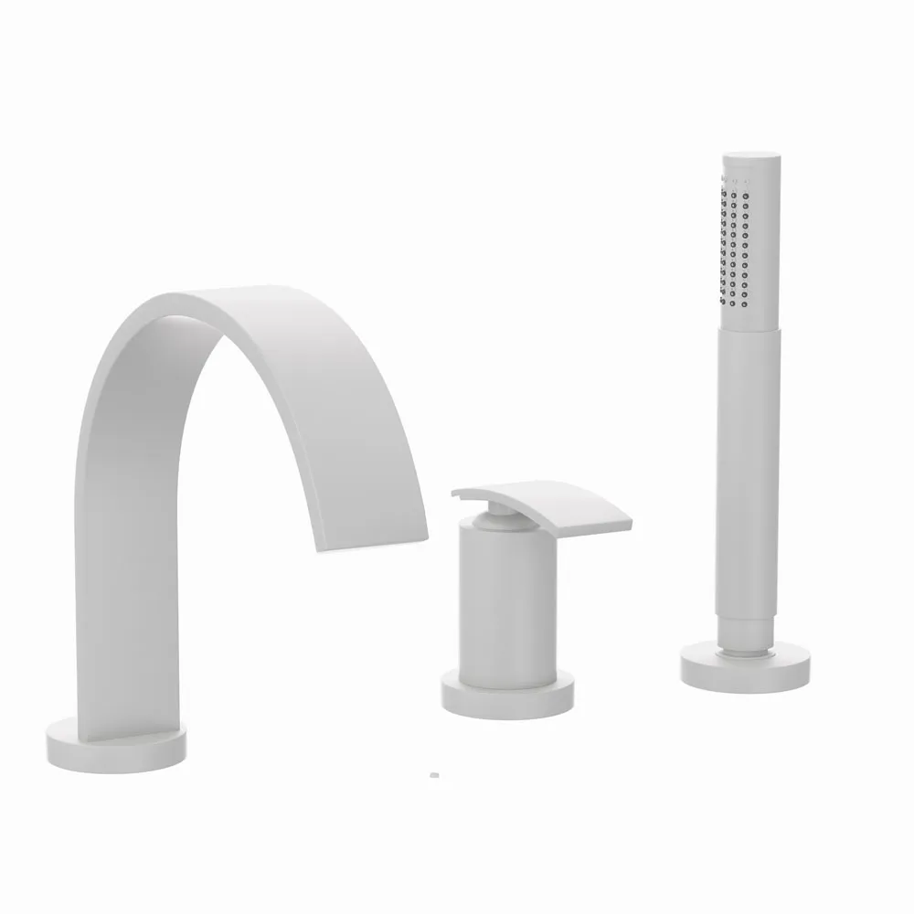 Смеситель для ванны на борт ванны Artize Signac SIG-WHM-41277 Белый матовый