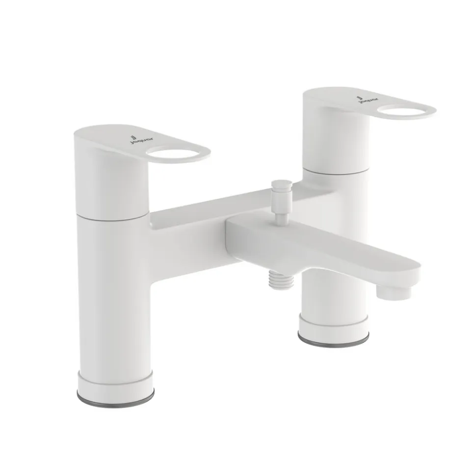 Смеситель для ванны на борт ванны Jaquar Ornamix Prime ORP-WHM-10275PM Белый матовый