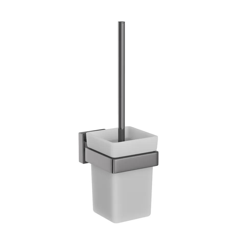Ершик для унитазов Jaquar Kubix Prime AKP-BCH-35743P Черный хром Ершик для унитазов Jaquar Kubix Prime AKP-BCH-35743P Черный хром