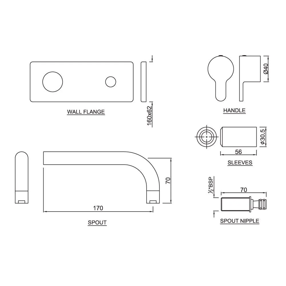 Смеситель для раковины Jaquar Fusion FUS-CHR-29441K Хром