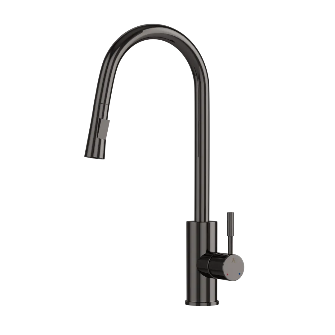 Смеситель для кухни Artize Flo2 AKF-BCH-77175B Черный хром