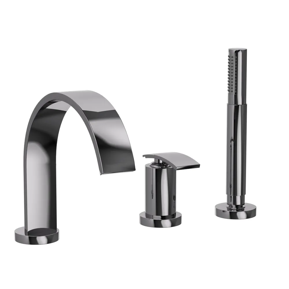 Смеситель для ванны на борт ванны Artize Signac SIG-BCH-41277 Черный хром