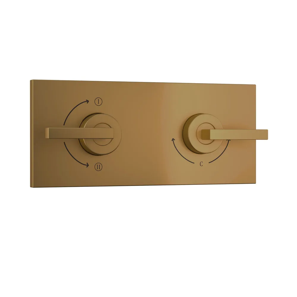 Смеситель для ванны встраиваемый Artize Linea LIN-GMP-71065 Матовое золото PVD