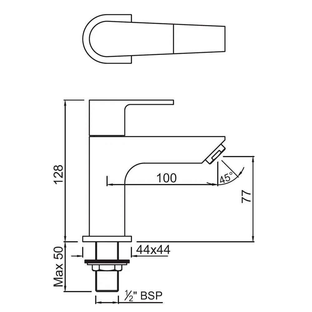 Кран Jaquar Aria ARI-CHR-39011 Хром Кран Jaquar Aria ARI-CHR-39011 Хром