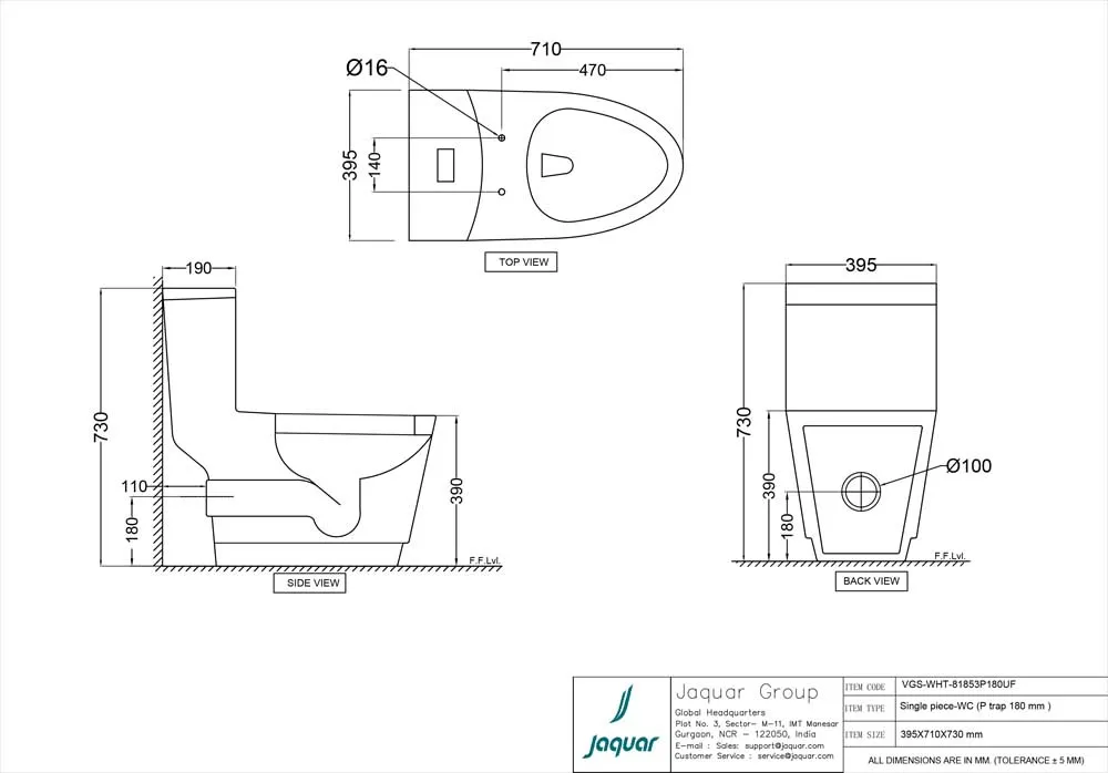 Унитаз напольный с бачком Jaquar Vignette Prime VGS-WHT-81853P180UF Белый Унитаз напольный с бачком Jaquar Vignette Prime VGS-WHT-81853P180UF Белый