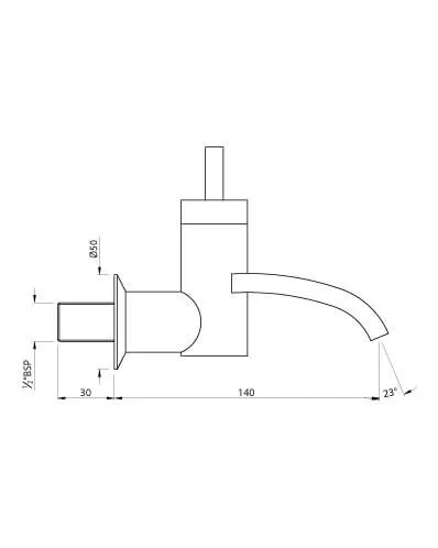Кран Artize Cellini CEL-CHR-47037 Хром