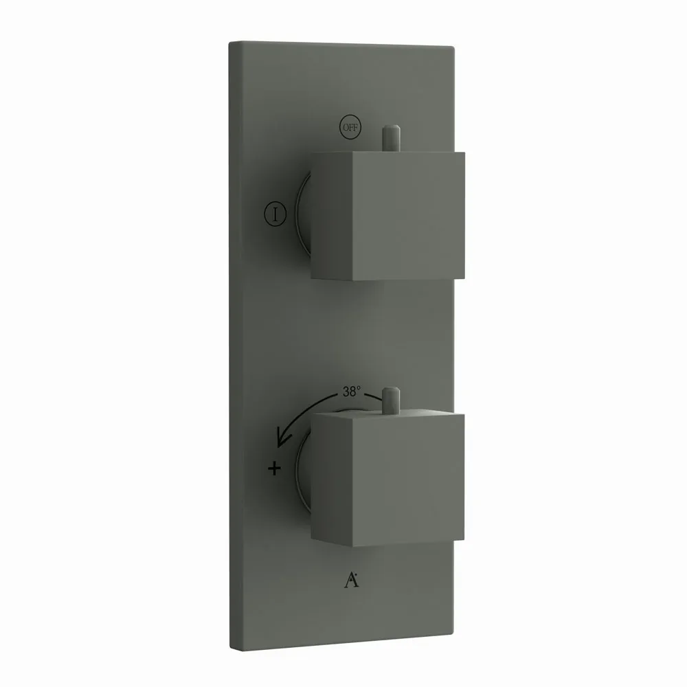 Смеситель для ванны встраиваемый Artize Thermatik-S THK-GRF-691N Графит