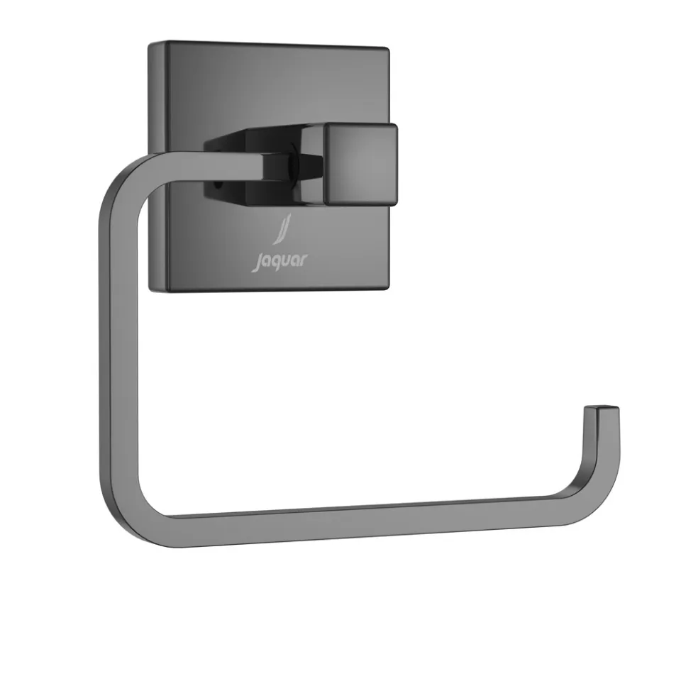 Держатель туалетной бумаги Jaquar Kubix Prime AKP-BCH-35751P Черный хром Держатель туалетной бумаги Jaquar Kubix Prime AKP-BCH-35751P Черный хром
