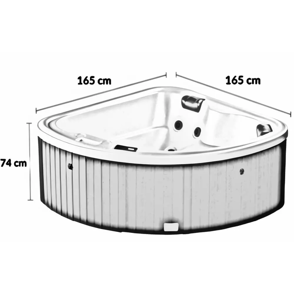 СПА бассейн Gemini 2-местный WSP-SLV-SPAFISHER 1650 X 1650 X 740 мм СПА бассейн Gemini 2-местный WSP-SLV-SPAFISHER 1650 X 1650 X 740 мм