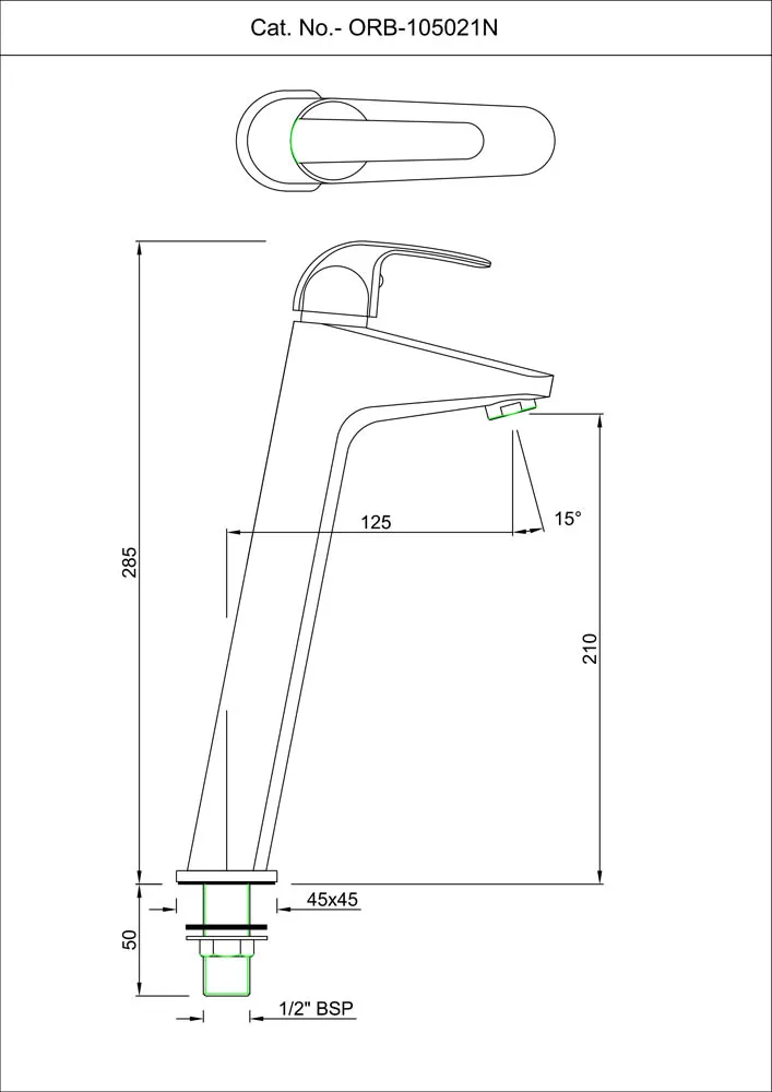 Кран для раковины Essco Orbit ORB-CHR-105021N Хром Кран для раковины Essco Orbit ORB-CHR-105021N Хром
