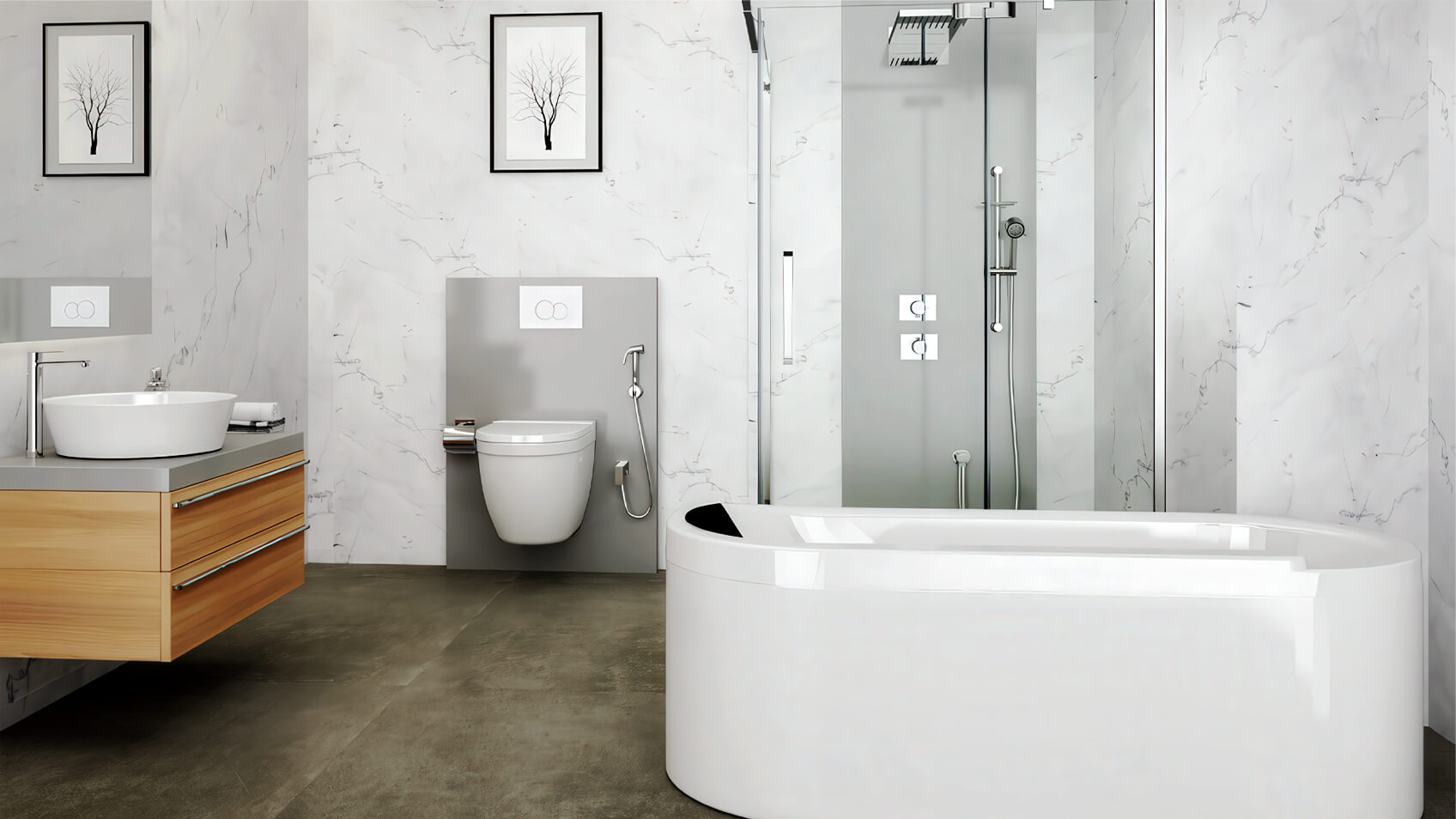 Современная ванная комната от Jaquar Opal Prime Современная ванная комната от Jaquar Opal Prime